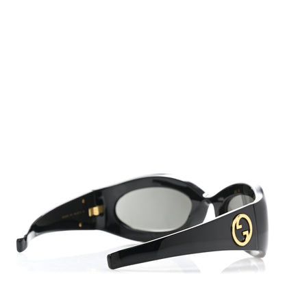Gucci Acetate Oval Sunglasses GG1247S Black 4 of 9