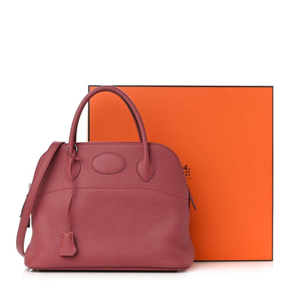 Hermes Taurillon Clemence Bolide 31 Bois De Rose 10 of 10
