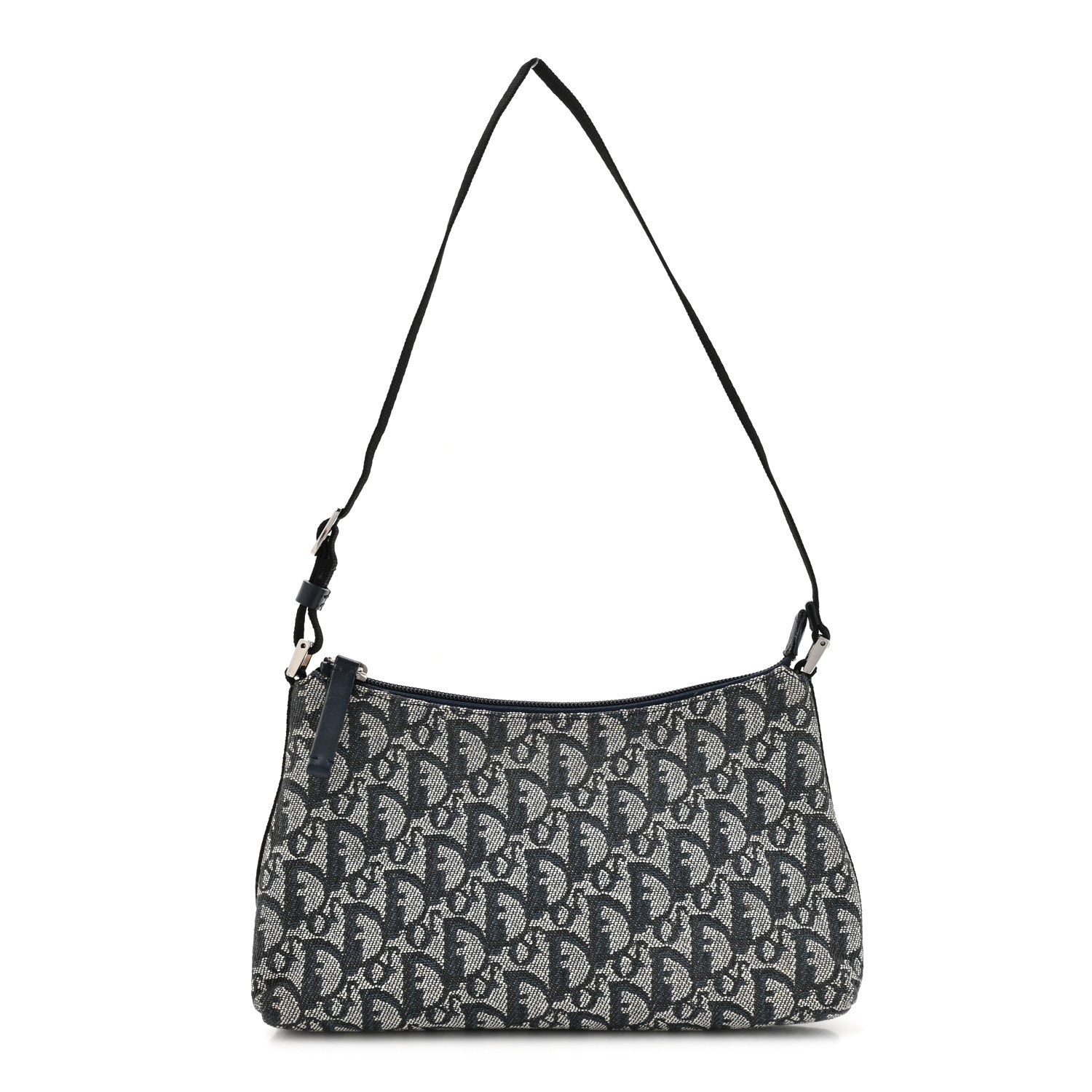 Christian Dior Monogram Shoulder Bag Pochette Blue 1 of 13
