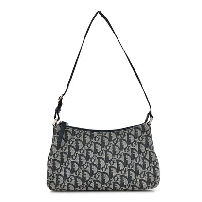 Christian Dior Monogram Shoulder Bag Pochette Blue 1 of 13