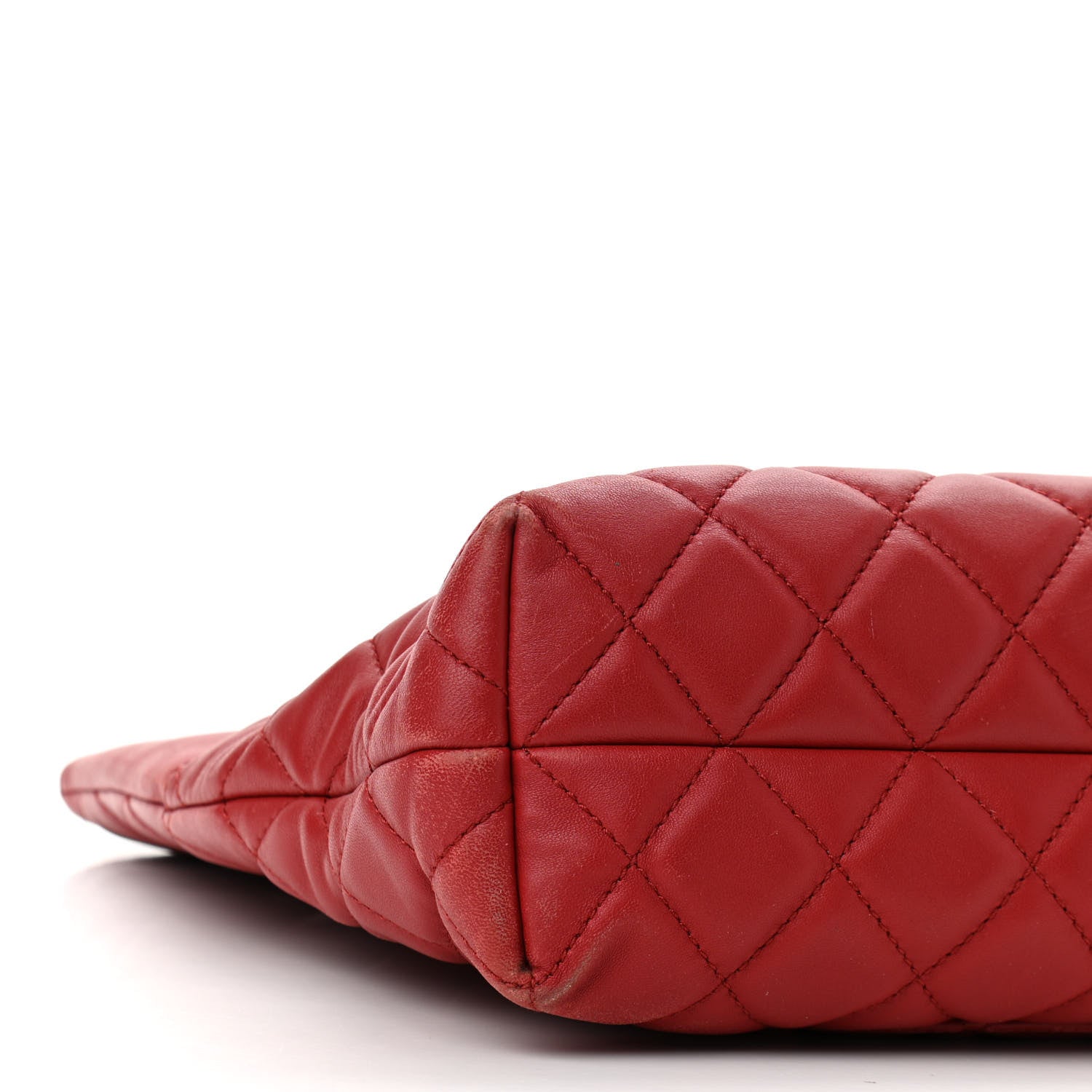 Chanel Lambskin Quilted Small Urban Delight Tote Red 8 of 11