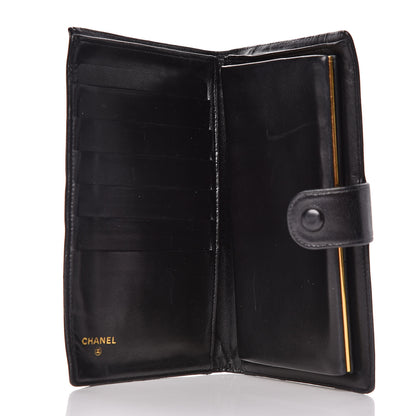Chanel Lambskin Timeless CC French Wallet Black 5 of 17