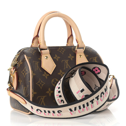 Louis Vuitton Monogram Speedy Bandouliere 20 Black 3 of 8