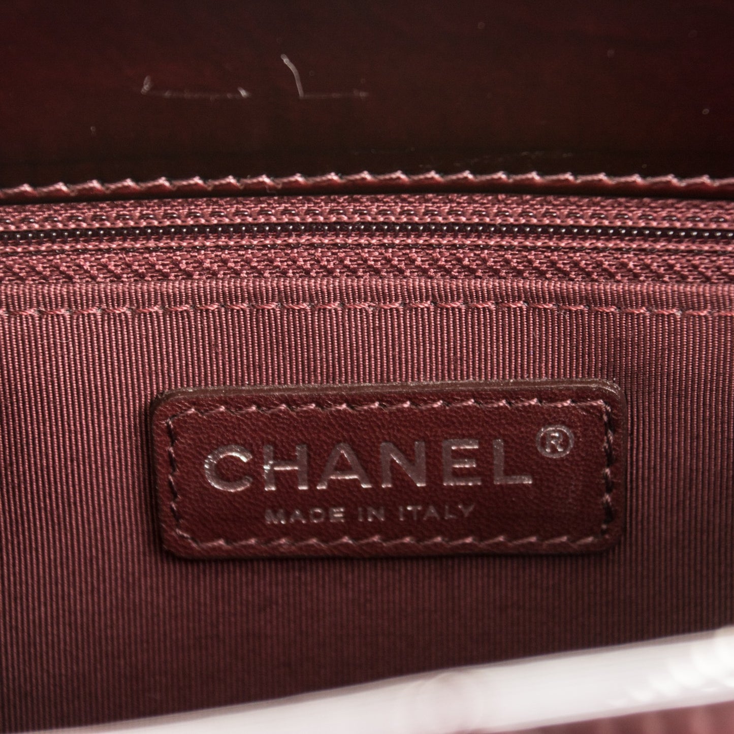 Patent Grand Shopping Tote GST Bordeaux