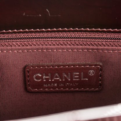 Chanel Patent Grand Shopping Tote GST Bordeaux 6 of 7