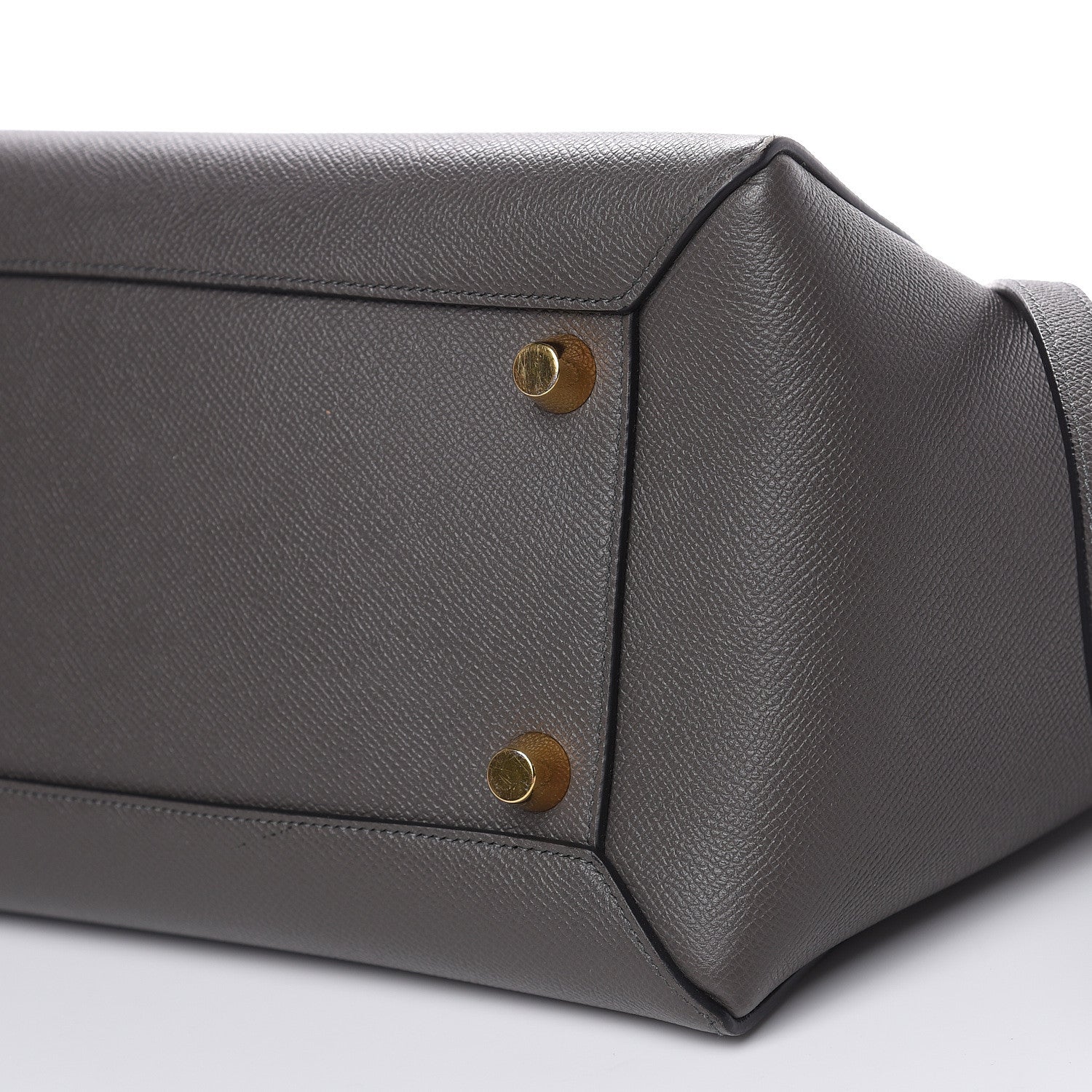 Celine Grained Calfskin Mini Belt Bag Grey 10 of 10