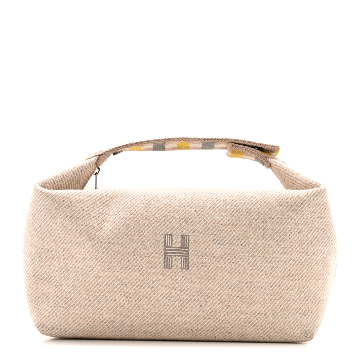 Wool Large Au Carre Bride-A-Brac Pouch Seigle