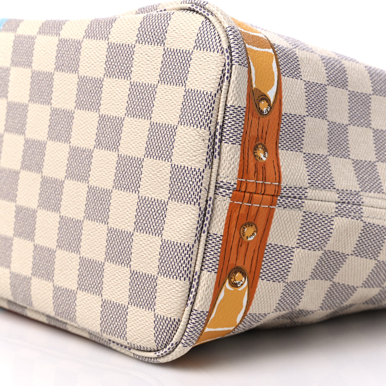 Louis Vuitton Damier Azur Summer Trunks Hawaii Neo Neverfull MM 8 of 12