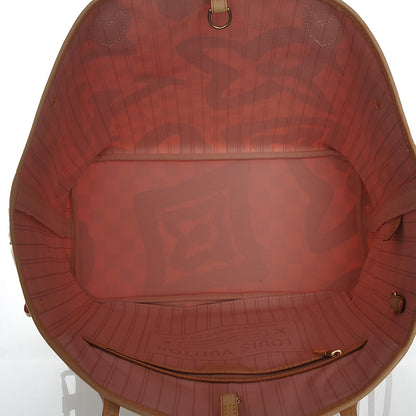 Louis Vuitton Damier Azur Tahitienne Neverfull MM 6 of 7