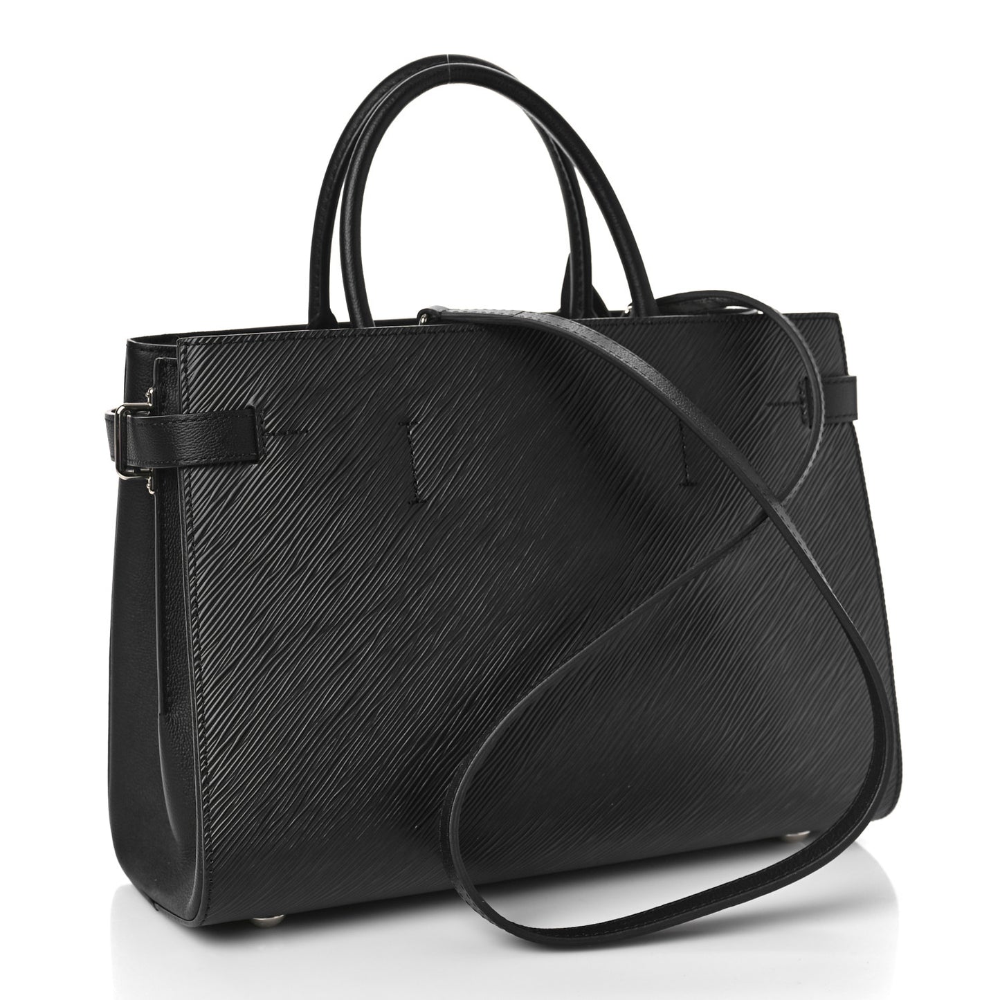 Epi Twist Tote Black