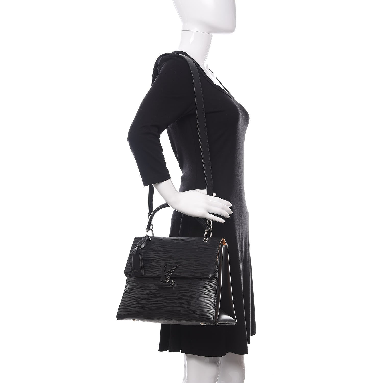 Louis Vuitton Epi Grenelle MM Black 3 of 13