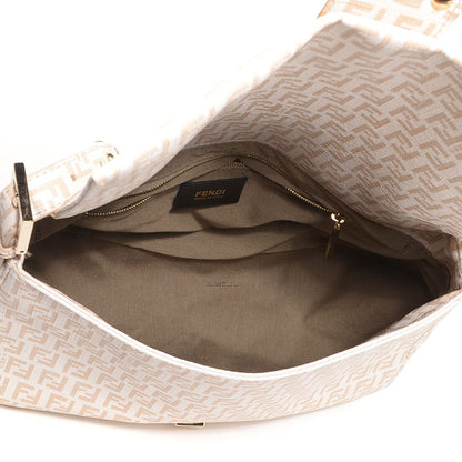 Fendi Zucchino Spalmati Forever Mama Baguette Crema Ecru 5 of 10