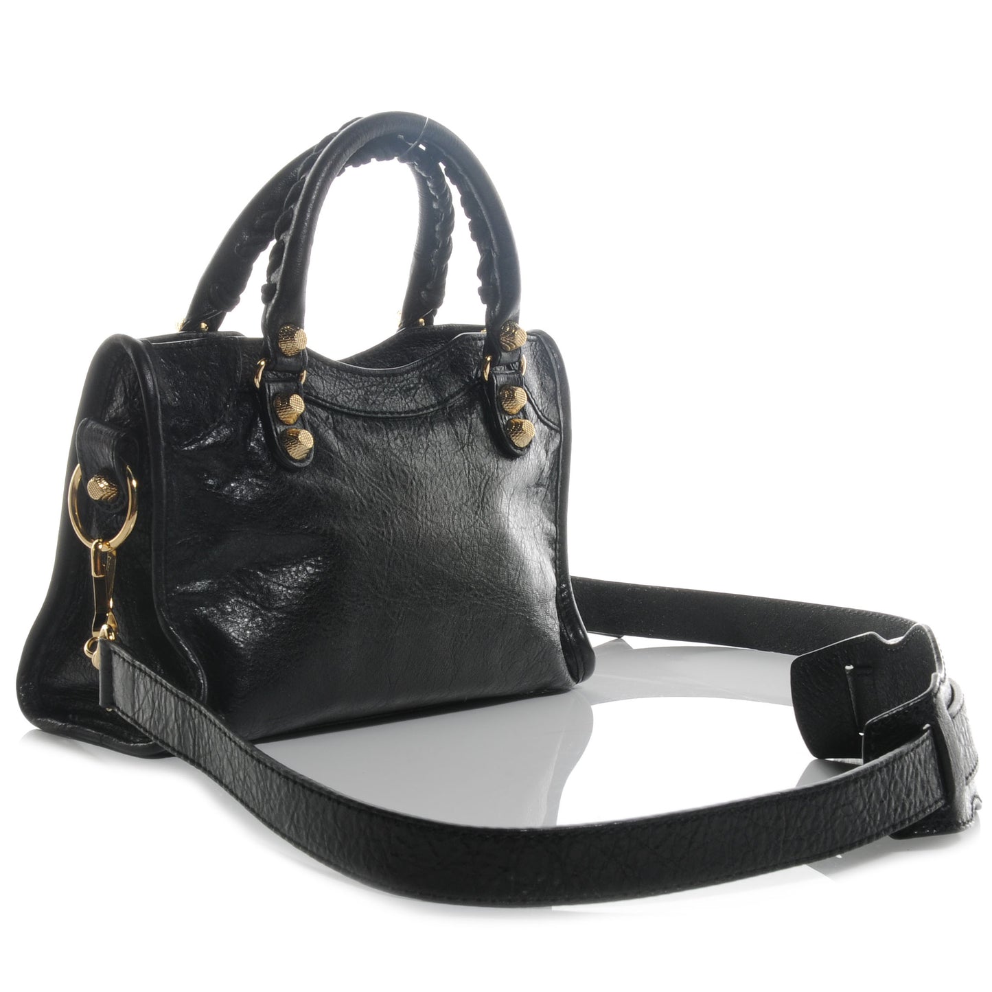 Agneau Giant 12 Gold Hardware Mini City Black