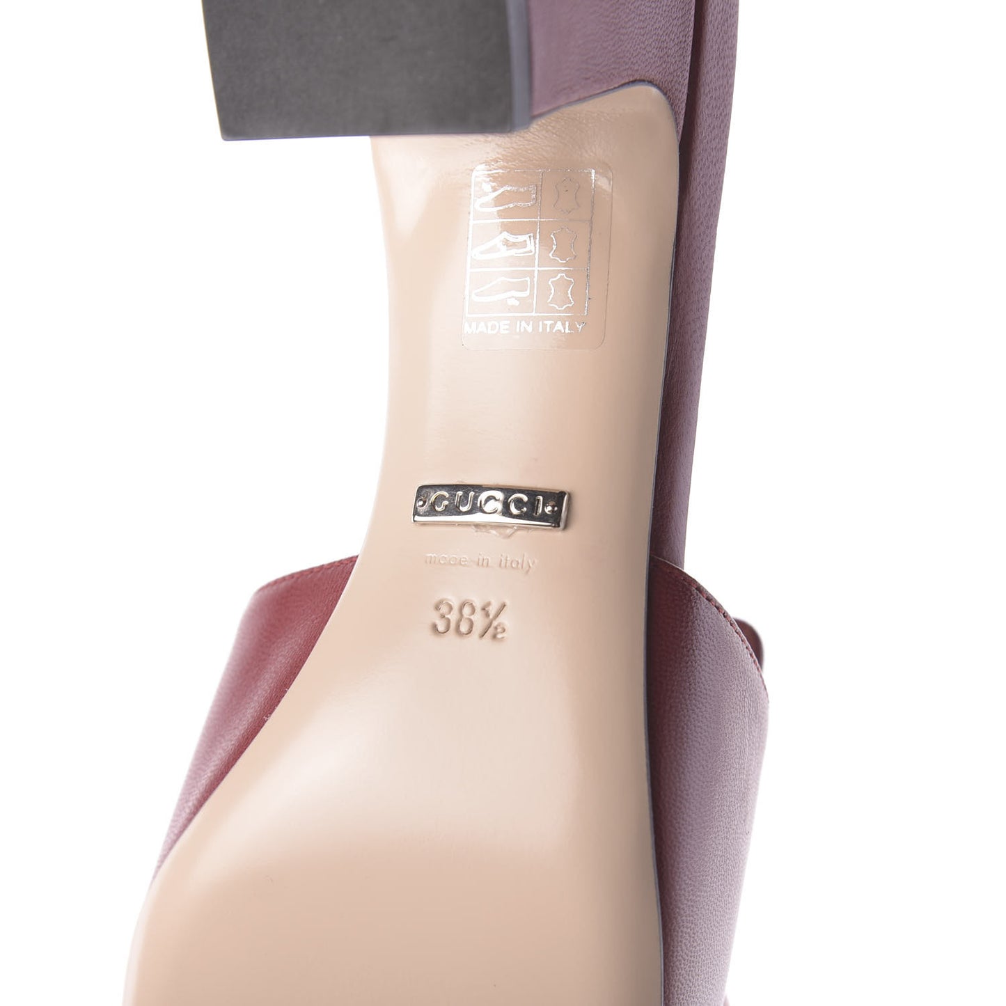 Malaga Kid Crystal Square G Madelyn Mules 38.5 Romantic Cerise