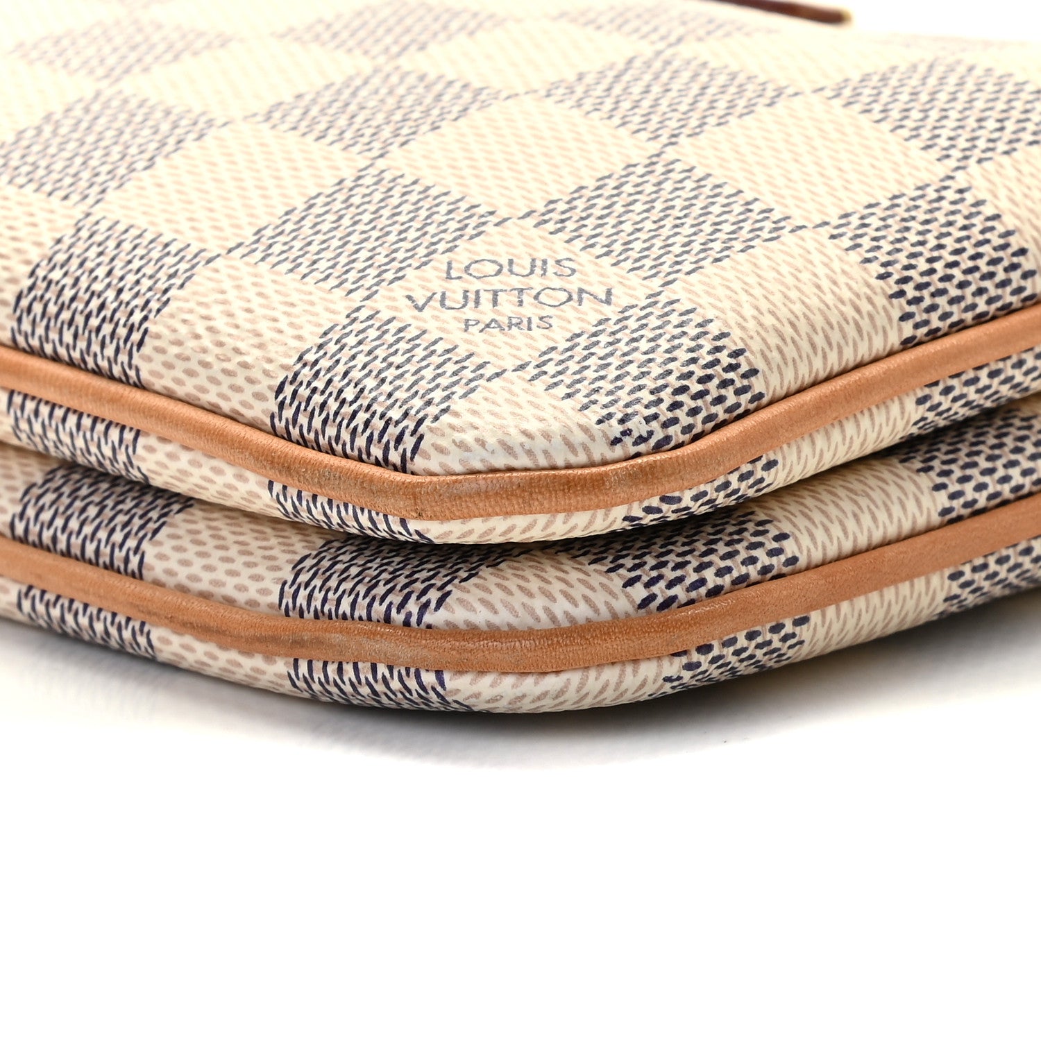 Louis Vuitton Damier Azur Double Zip Pochette 6 of 10