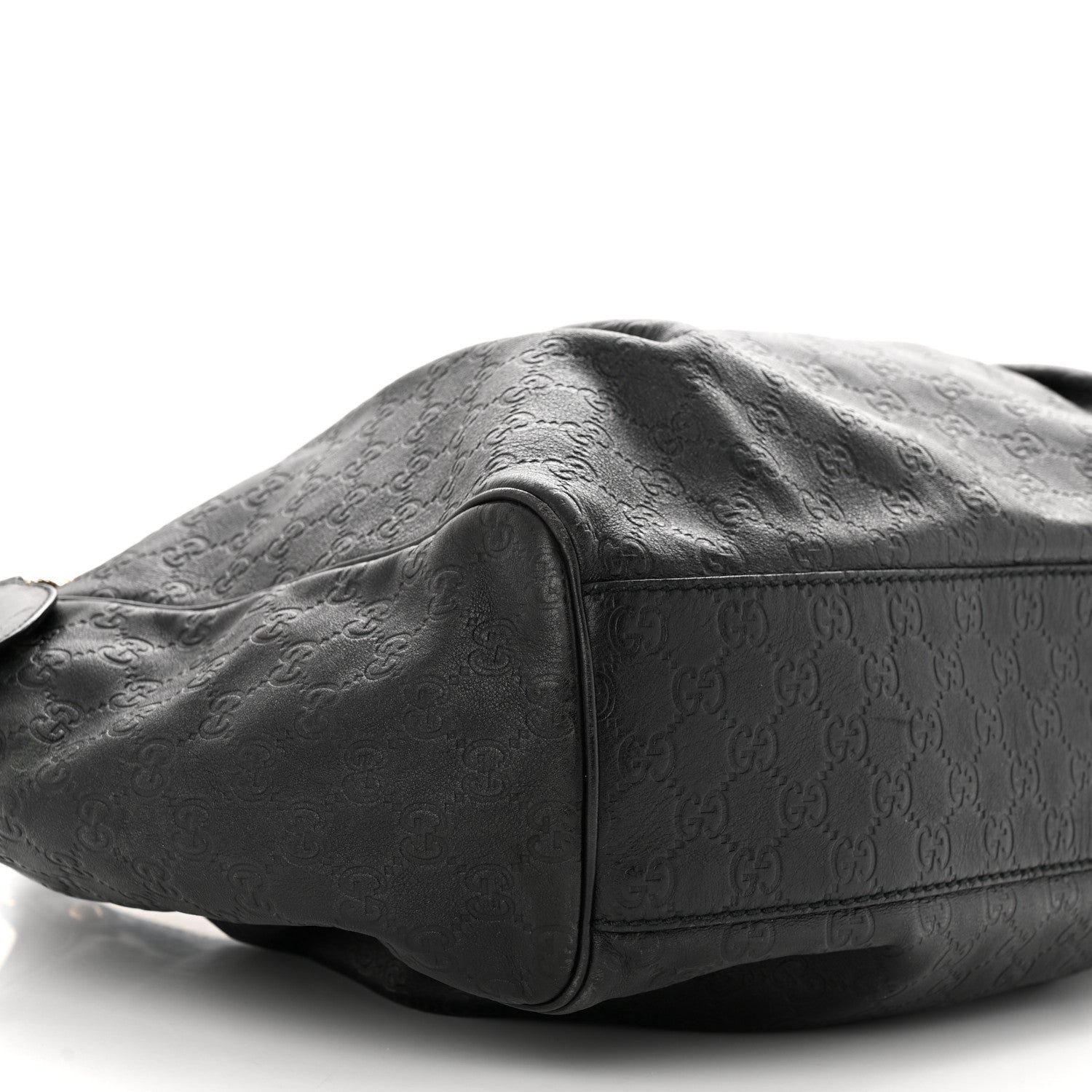 Gucci Guccissima Large Sukey Tote Black 9 of 11