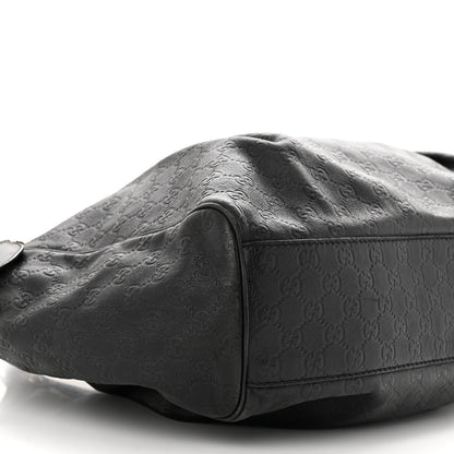 Gucci Guccissima Large Sukey Tote Black 9 of 11