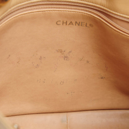 Chanel Lambskin Quilted Shoulder Bag Beige 9 of 12
