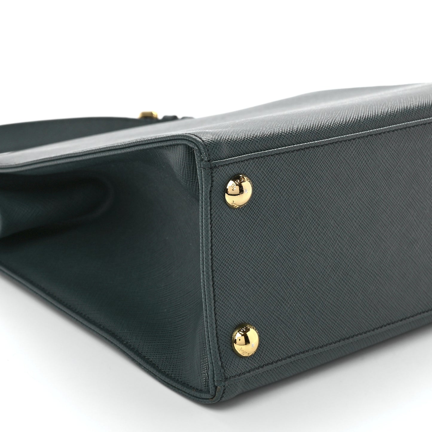 Saffiano Lux Framed Bag Smeraldo