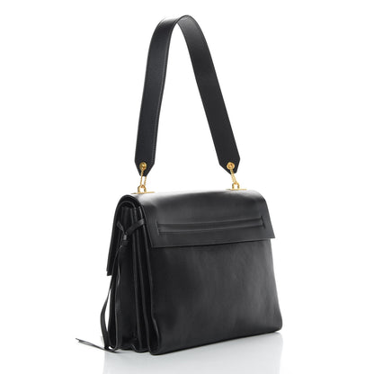 Valentino Garavani Smooth Calfskin Medium Vring Shoulder Bag Black 3 of 14