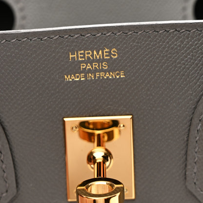 Hermes Madame Calfskin Birkin Sellier 25 Gris Meyer 6 of 11