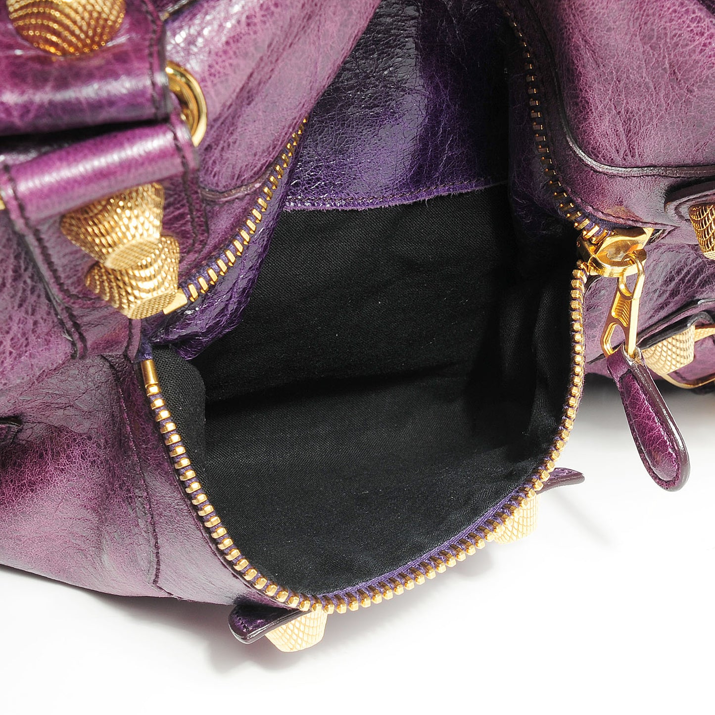 Chevre Giant 21 Gold Hardware Work Violet