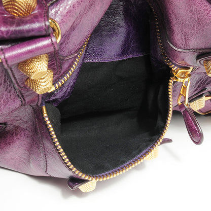 Balenciaga Chevre Giant 21 Gold Hardware Work Violet 7 of 12