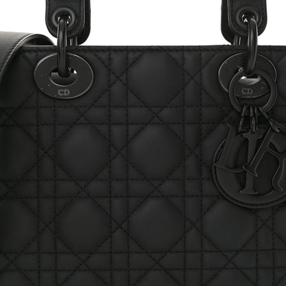 Christian Dior Ultra Matte Calfskin Cannage Small My ABCDior Lady Dior Black 8 of 10