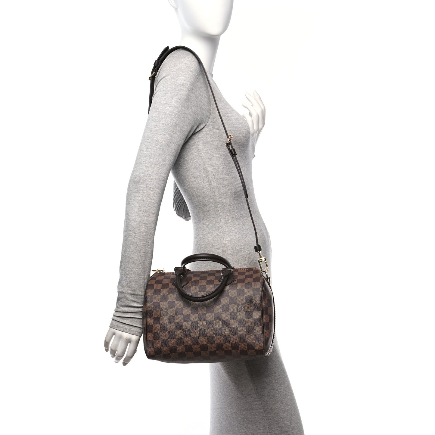 Damier Ebene Speedy Bandouliere 25