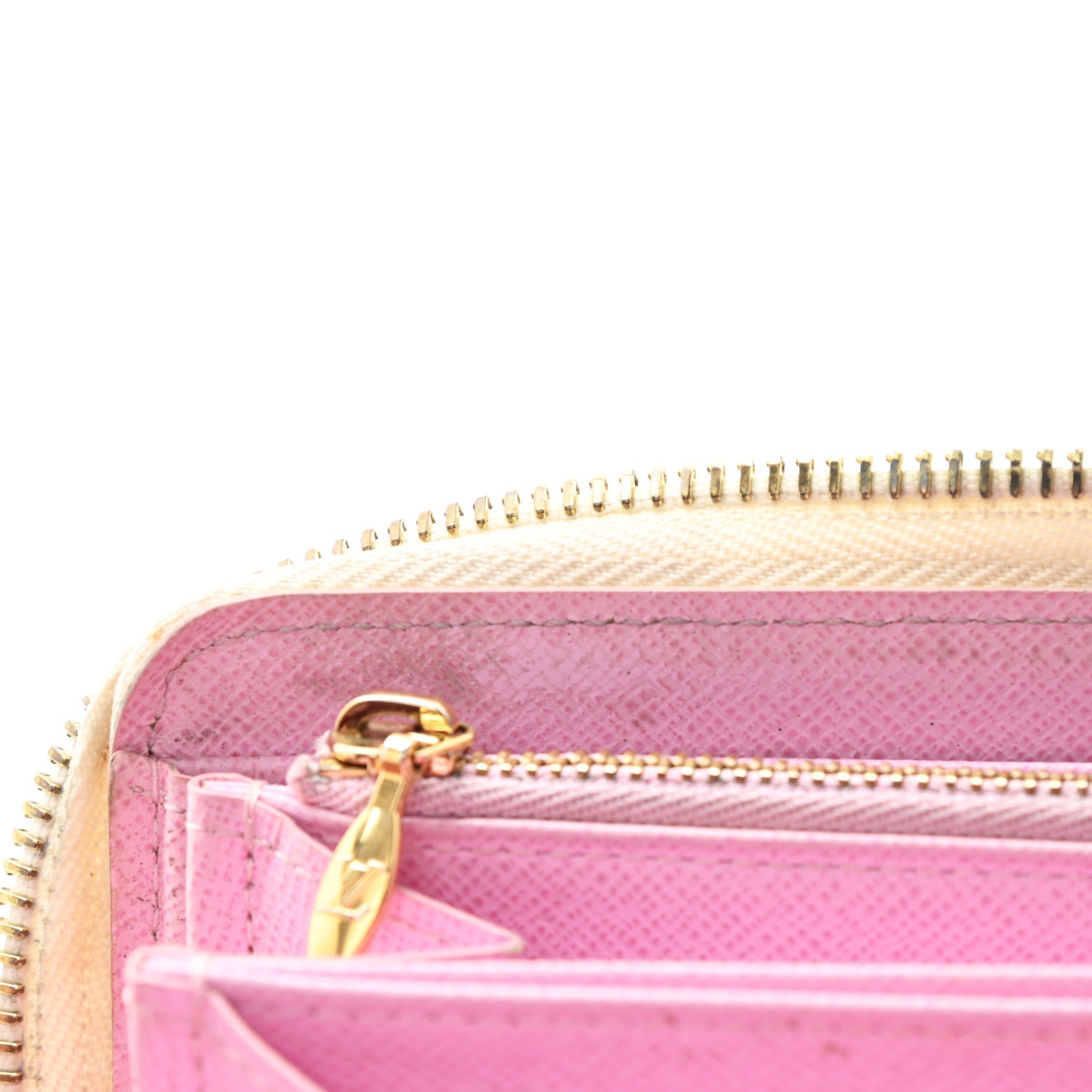 Monogram Multicolor Zippy Wallet White Litchi