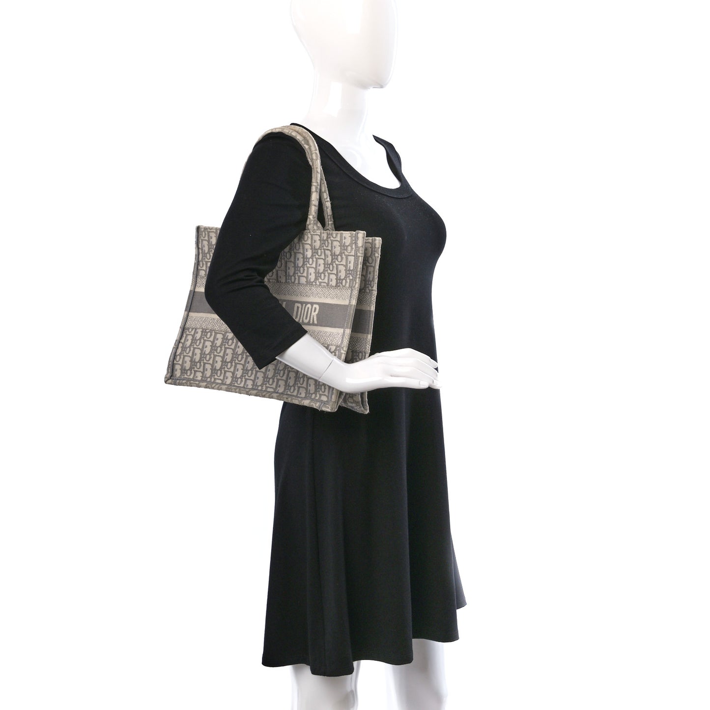 Oblique Medium Book Tote Grey