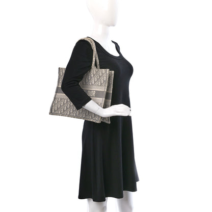 Christian Dior Oblique Medium Book Tote Grey 2 of 12