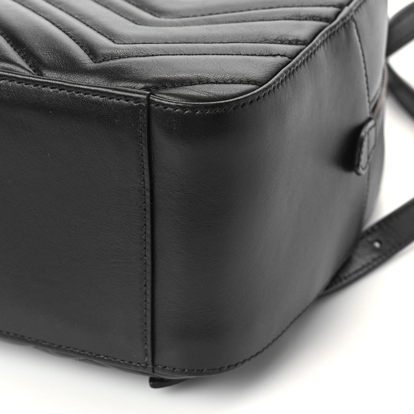 Calfskin Matelasse GG Marmont Dome Backpack Black