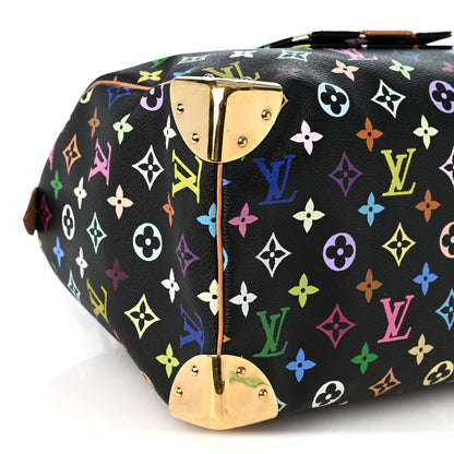 Louis Vuitton Monogram Multicolor Speedy 30 Black 8 of 10