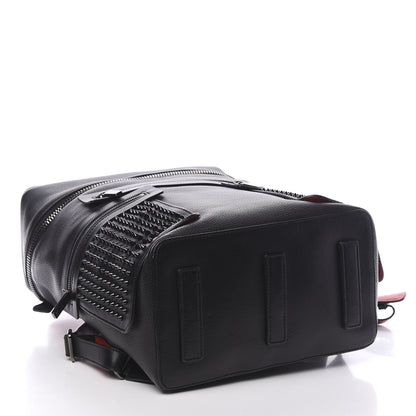 Christian Louboutin Calfskin Spiked Apoloubi Backpack Black 3 of 10