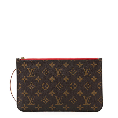 Louis Vuitton Monogram Neverfull MM GM Pochette Cherry 1 of 8