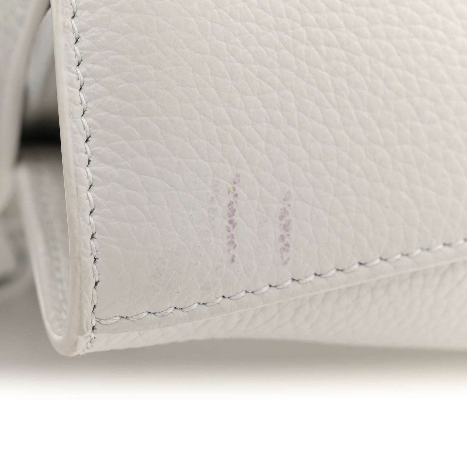Balenciaga Grained Calfskin Neo Classic Silver Hardware Mini City White 14 of 15