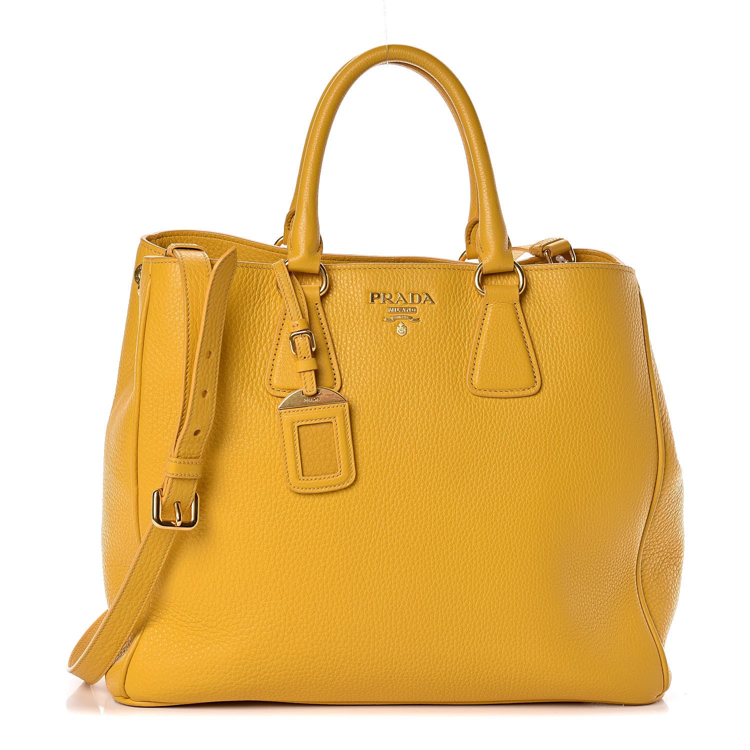 Prada Vitello Daino Tote Mimosa 1 of 24