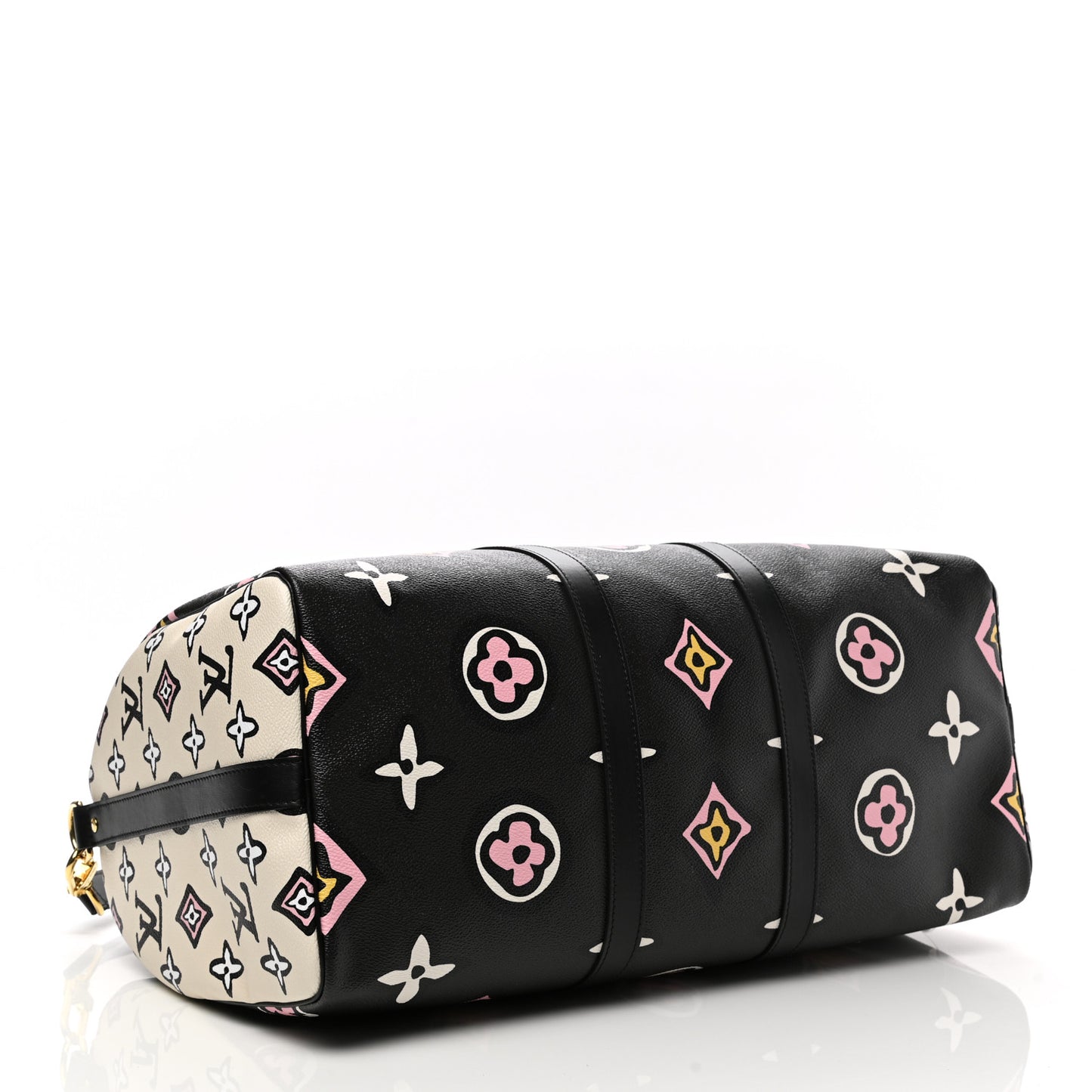 Monogram Giant Wild At Heart Keepall Bandouliere 45 Black