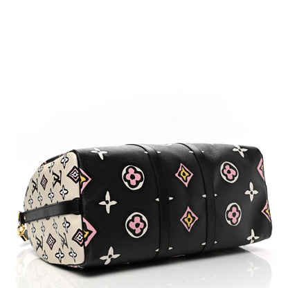 Louis Vuitton Monogram Giant Wild At Heart Keepall Bandouliere 45 Black 3 of 9