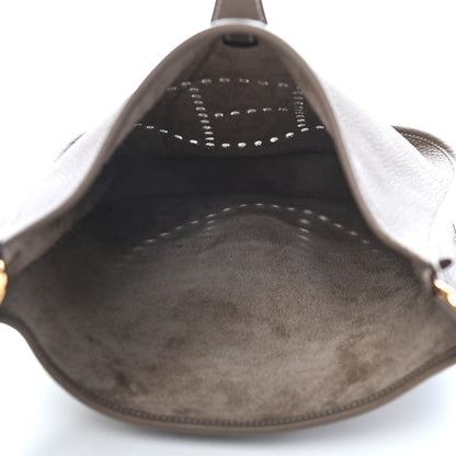 Hermes Taurillon Clemence Evelyne III PM Etoupe 7 of 17