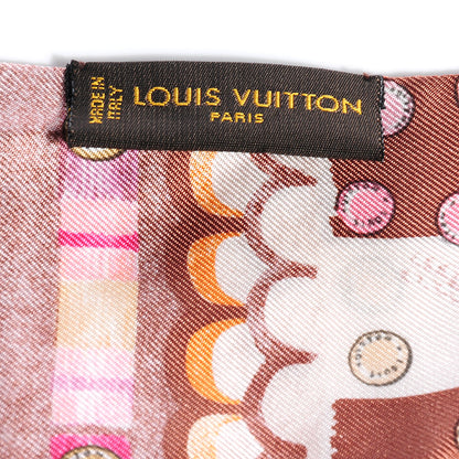Louis Vuitton Silk Escale Bandeau Pink 4 of 5