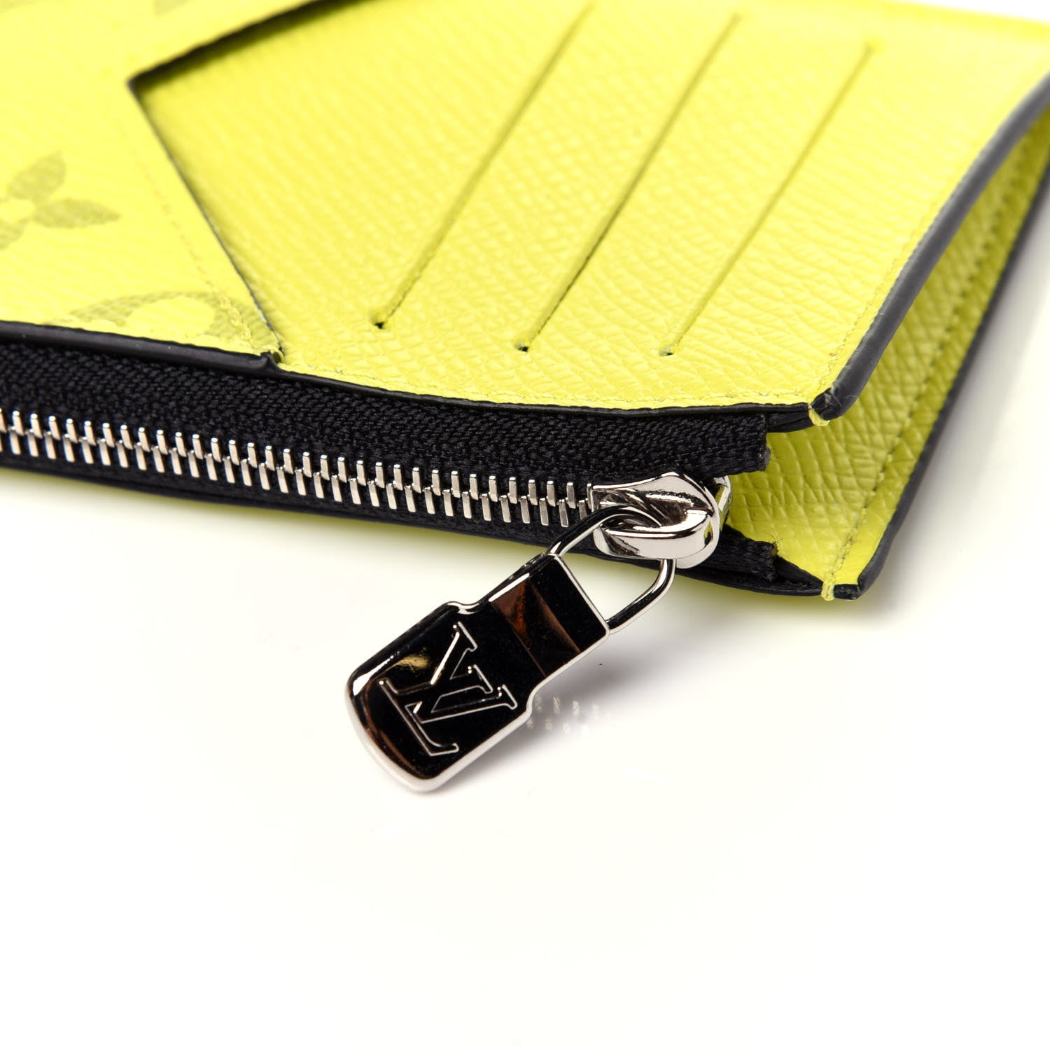 Louis Vuitton Monogram Taiga Coin Card Holder Yellow 10 of 11