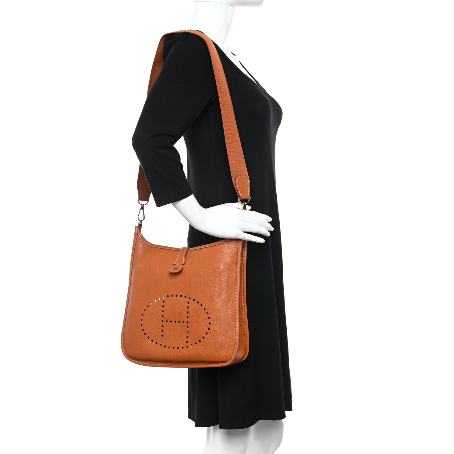 Hermes Epsom Evelyne II PM Gold 2 of 12