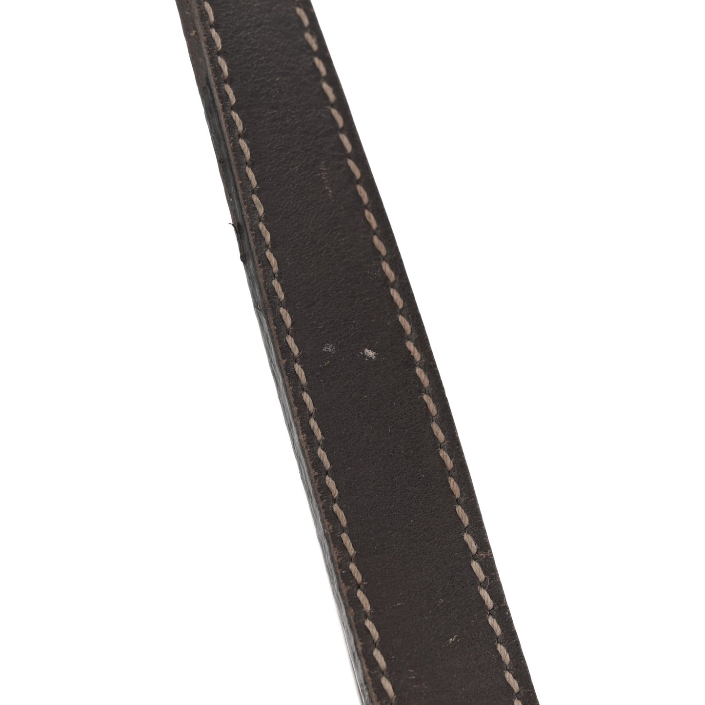 GG Supreme Monogram Medium Zippered Shopping Tote Dark Brown