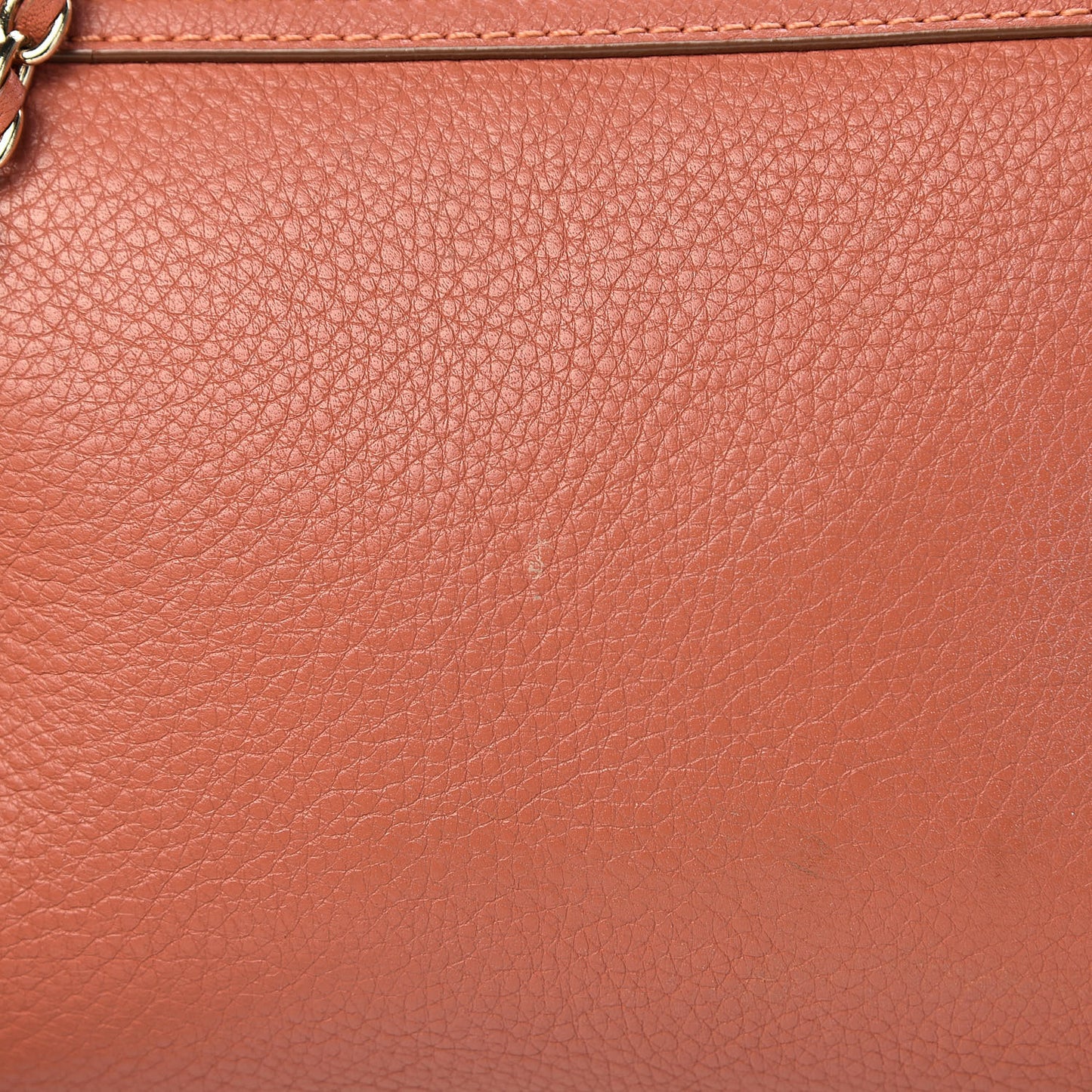 Small Classic Grain Small Lily Flap Burnt Peach