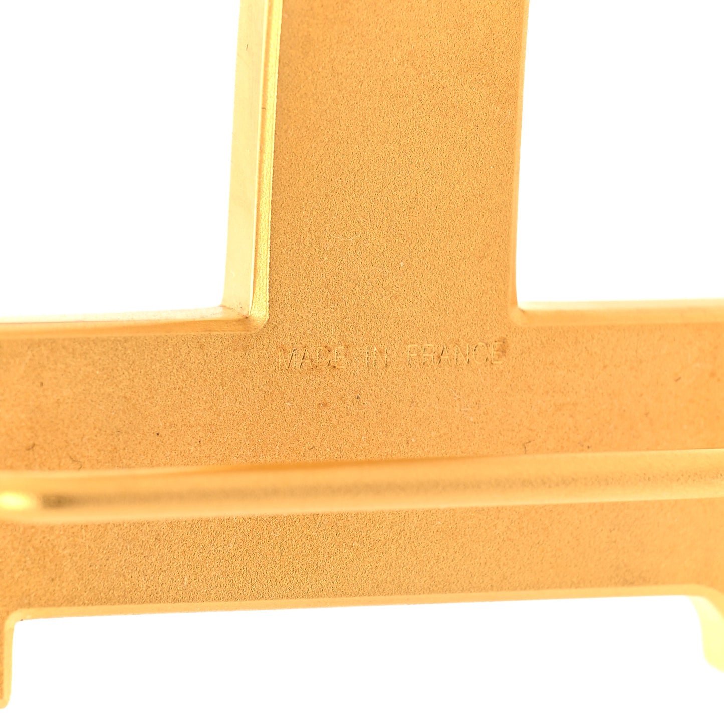 Brushed Gold 42mm Constance 2 H Belt Buckle