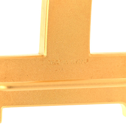 Hermes Brushed Gold 42mm Constance 2 H Belt Buckle 4 of 4