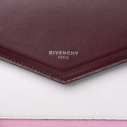 Givenchy Calfskin Duetto Crossbody Bag Burgundy Pink 5 of 7