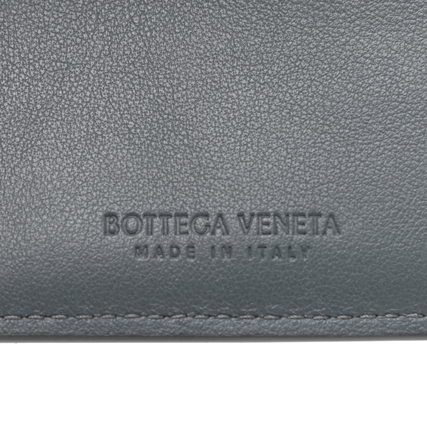 Bottega Veneta Nappa Intrecciato Embossed Bi-Fold Wallet Thunder 6 of 6